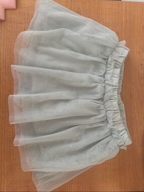 Baby’s Sparkle Tulle Skirt in Light Green